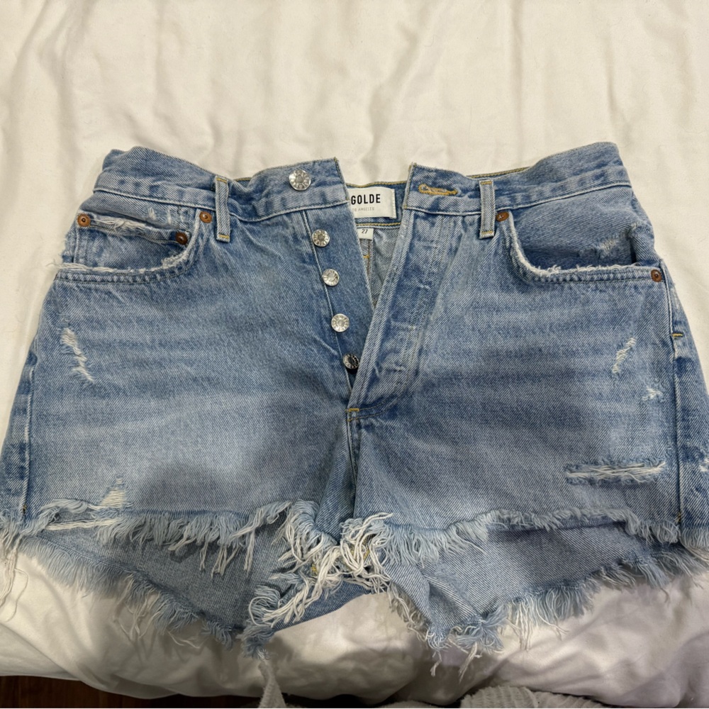 Women's Blue Denim Shorts